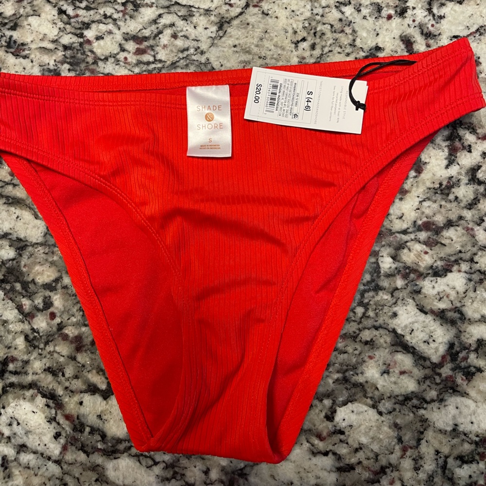 Shade & Shore Scarlet Swim Bottom